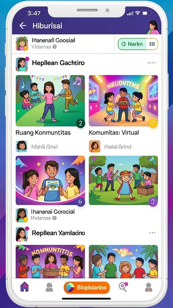 77lucks - Tampilan antarmuka yang mudah dipahami.