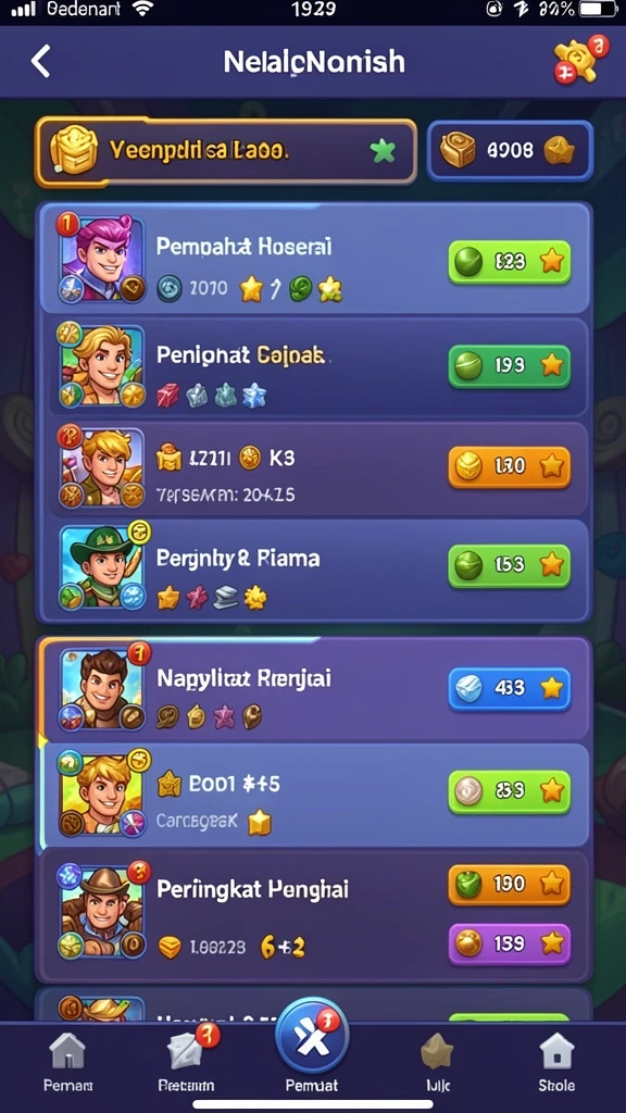 juragan77 - Screenshot 2: Fitur kerjasama antara pemain yang seru.