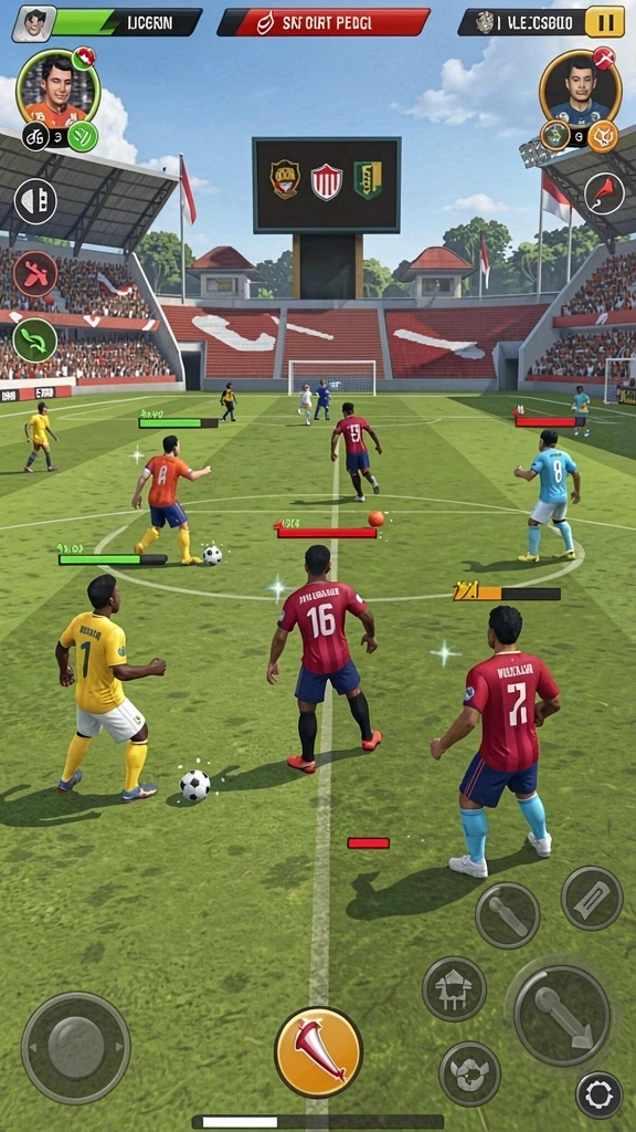 preman69 - Karakter-karakter unik siap bertarung di arena.