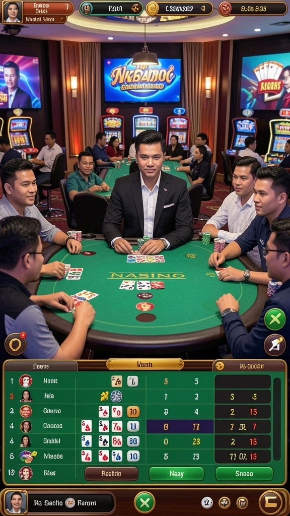 sp212 - Tangkapan layar fitur interaksi sosial dengan pemain lainnya.